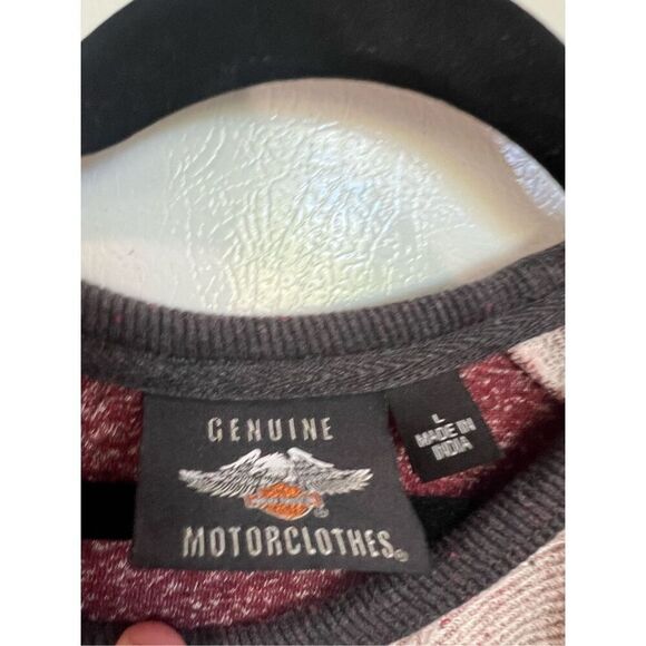 Harley Davidson Genuine Motorclothes Woman’s Crewneck Woman’s Size Large - Picture 6 of 13